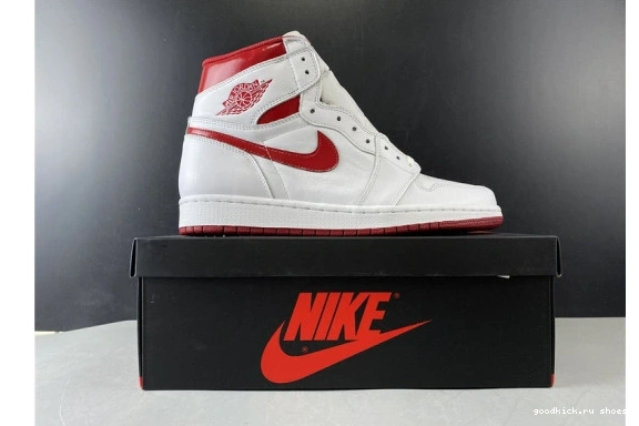 555088-103 555088-103 AIR (2017) Retro Red Jordan 1 Metallic 0218